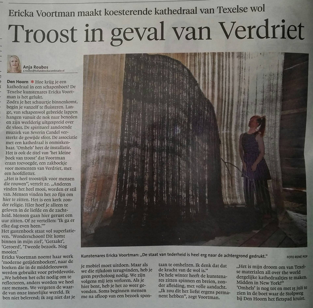 NHD omhels kunst texel Boetje van Klemat