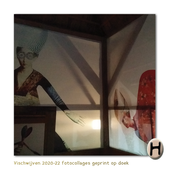 Vischwijven kunst Boetje van Klemat Hendrikje Texel