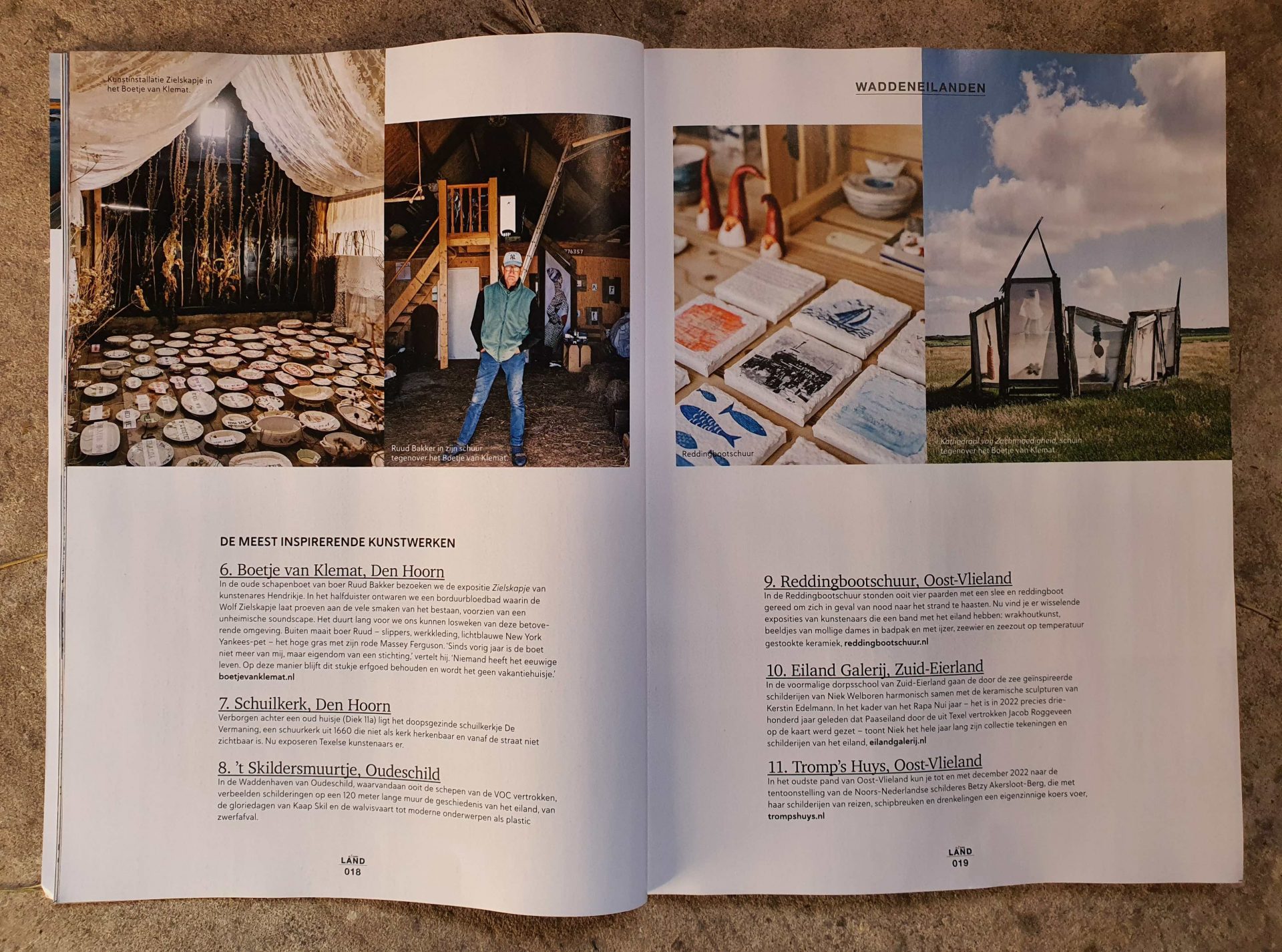 in eigen land zielskapje in boetje van klemat