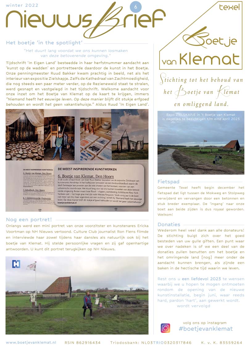 Nieuwsbrief winter 2022-23