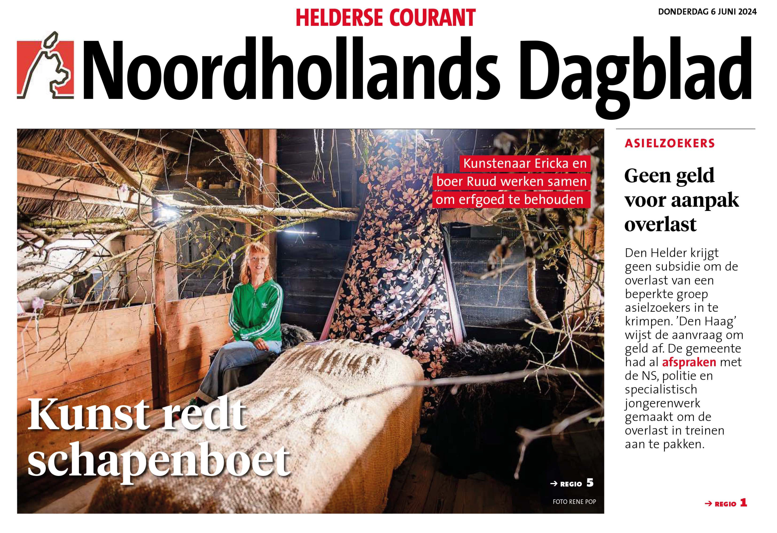 NOORDhollands Dagblad cover Boetje van Klemat