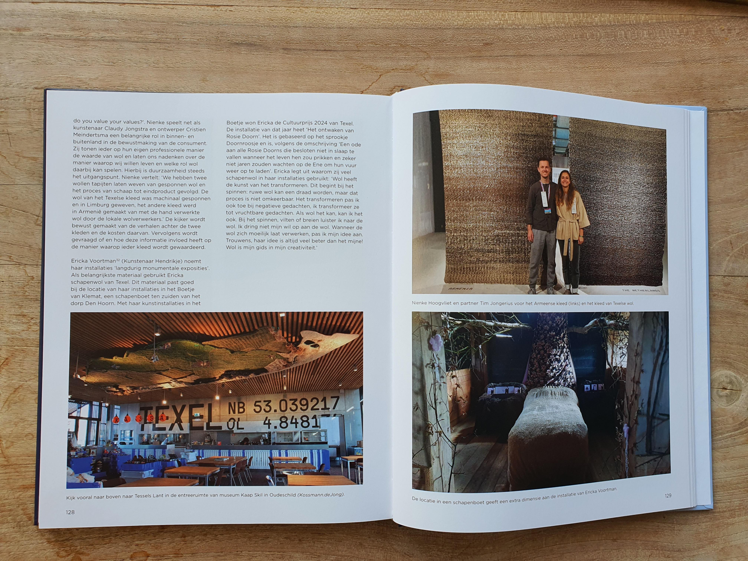 BOETJE VAN KLEMAT in BOEK LEVEN MET WOL OP TEXEL